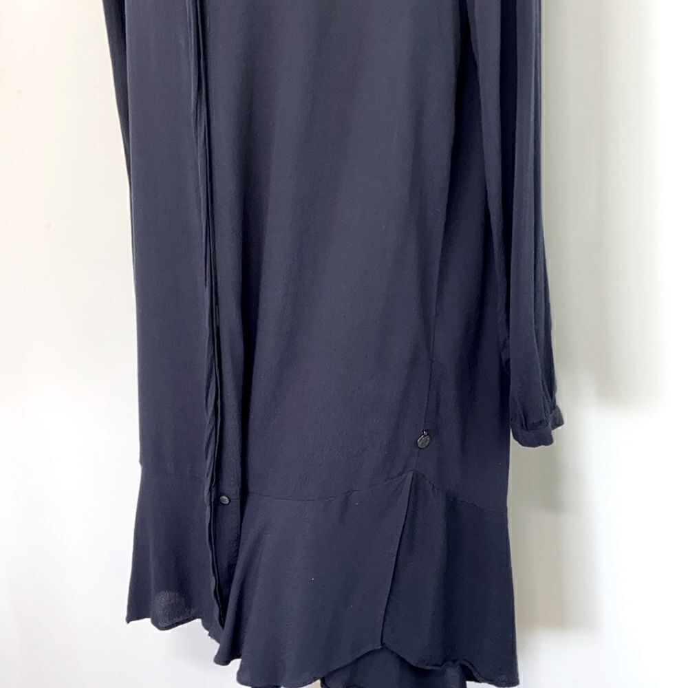 Scotch and Soda Dress Navy Blue Button Down NWOT Sz Small - Picture 3 of 7